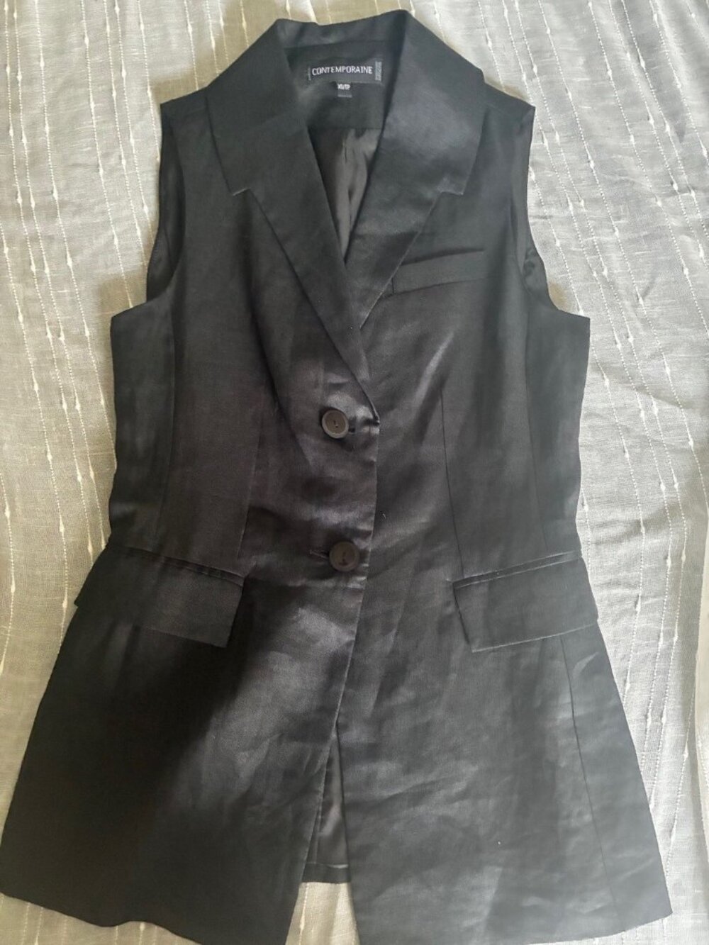 Veste sans manche en lin de Contemporaine Simons - TP / XS